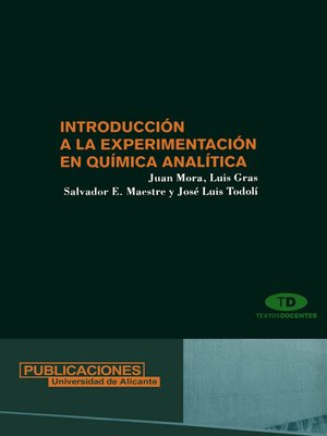 cover image of Introducción a la experimentación en química analítica